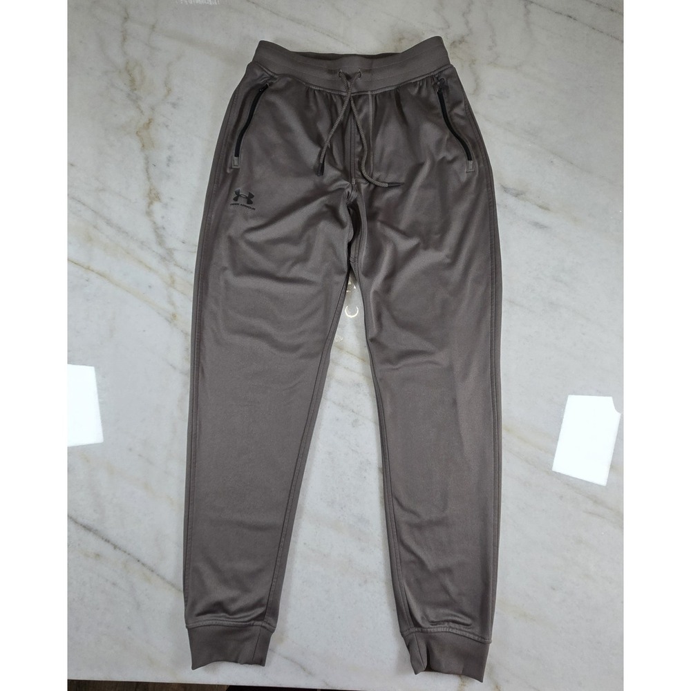 Under Armour Pants Mens Medium Gray Slate Joggers Sweatpants Athletic Loose Fit